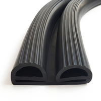 Pièces en caoutchouc extrudé sur mesure, bande d'étanchéité en caoutchouc EPDM, bande d'étanchéité en caoutchouc profilée sur mesure pour porte et fenêtre