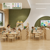 Ensemble de meubles en bois Montessori Hikeylove pour la maternelle, table et chaise écologiques pour la maternelle, la garderie, la crèche