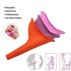Urinoir pour femmes, voyage en plein air, camping, portable, dispositif d'urination en TPR épaissi, se tenir debout et uriner, urinoir féminin - Product Image 4