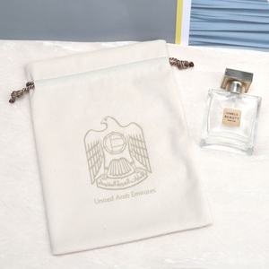 OEM al por mayor suave crema terciopelo perfume <span class=keywords><strong>tarot</strong></span> tarjeta regalo vela bolsa de embalaje logotipo personalizado impreso cordón polvo bolsa de terciopelo - Product Image 4
