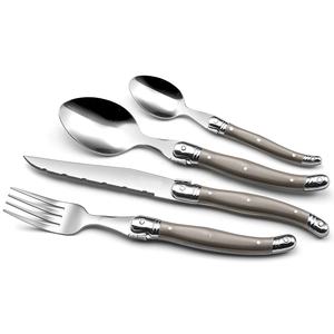 Ensemble de <span class=keywords><strong>couverts</strong></span> à poignée colorée en acier inoxydable, coutellerie <span class=keywords><strong>Laguiole</strong></span>, offre spéciale - Product Image 2