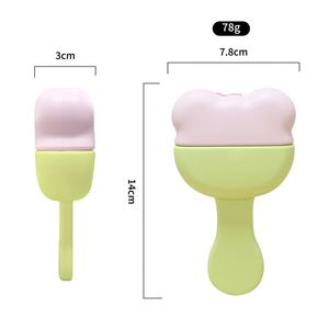 Masque facial réutilisable en silicone en forme de patte de chat ou d'ours pour massage et outil de beauté, compresse de glace pour resserrer les pores - Product Image 3
