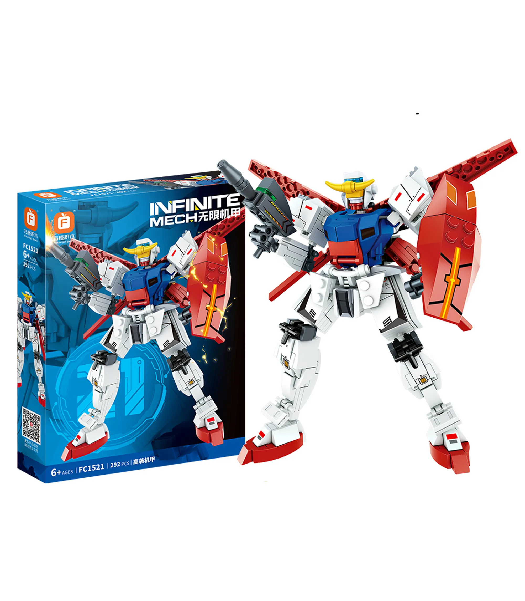 Anime giapponesi figure modello Action figure Gundamn Robot Legoed giocattoli educativi set di blocchi regalo per bambini giocattoli per bambini