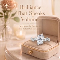 Bague de fiançailles en moissanite taille ovale plaquée or blanc 18 carats en argent 925 OEM ODM avec pierres latérales dispersées, bijoux de luxe pour femmes, vente en gros