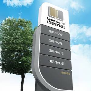 Cartellone pubblicitario commerciale esterno Lc Custom Business Display illuminato pilone segnaletica per Hotel pilone segno - Product Image 1