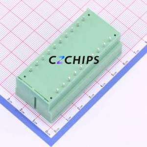 KF2EDGVHM-5.0-2*10P Plug-in Terminal Block Through hole,P=5mm Connector Board-to-Board / Socket - Closed Screw Fixing 2x10P 5mm - Product Image 2