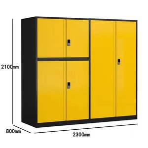 Armoire de rangement de capot de voiture en acier personnalisée avec serrure électronique casiers à vélos de garage extérieurs armoires à outils en métal de stationnement - Product Image 2