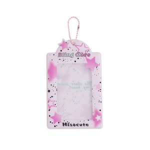 Venta al por mayor bajo MOQ PVC tarjetero personalizado foto tarjeteros llavero Kpop Photocard titular - Product Image 4