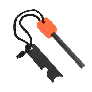 Cắm Trại Khẩn Cấp Thiết Bị Ferrocerium Ferro Rods Flint Và Thép Đá Survival Fire Starter Tiền Đạo Magiê Firestarter