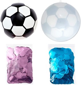 Décorations de fête de football personnalisables pour révéler le sexe Idée d'annonce mémorable pour bébé - Product Image 3