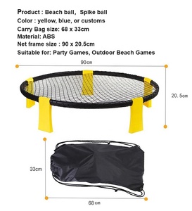 2024 Biểu Tượng Tùy Chỉnh Bãi Biển Trò Chơi Đồ Chơi Trò Chơi Trả Lại Thiết Lập Bóng Chuyền Bãi Biển Cho Gia Đình Trẻ Em Người Lớn Spike Bóng Đặt Bãi Biển Bóng - Product Image 5