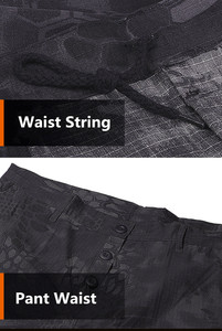 Unisex XXL bdu Polyester ngụy trang đồng phục chất lượng cao thoáng khí chống tĩnh điện chống cháy ACU trang phục đào tạo chiến thuật - Product Image 6