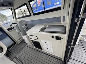 Bateau de pêche en aluminium soudé <span class=keywords><strong>Gospel</strong></span> Offshore 9,6 m, bateau de sport fluvial, yacht de tourisme, bateau de luxe, bateau rapide avec cabine - Product Image 5