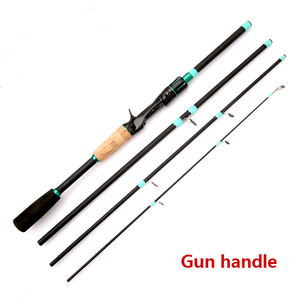 1.65m 1.8m 2.1m commercio all'ingrosso spiaggia pesca in quattro parti in fibra di vetro luce mare canne da pesca portatile esca canna da pesca per andare pesca - Product Image 6