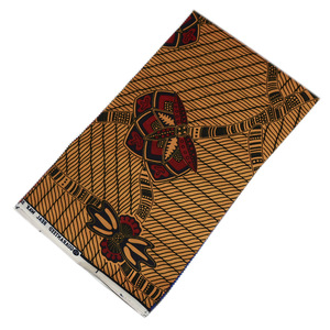 Ankara 100% Coton Imprime Des Tissus De Cire Page 6yards De Haute Qualité Africaine Cire Tissu Nigérian de Style Pour Les Femmes - Product Image 4