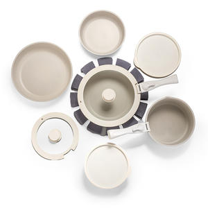 Poêle à frire amovible <span class=keywords><strong>de</strong></span> haute qualité poêle antiadhésive pierre médicale ensemble complet Pot cuisine domestique braisage poêle à frire ensemble <span class=keywords><strong>de</strong></span> marmites à soupe - Product Image 4