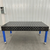 Nouvelle station de soudage 3D HebeiMeisida Heavy Duty D28, haute planité, dimensions personnalisées, acier, revêtement en nitrure, soudage