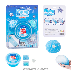 Flying Snowflakes Slime with Sprinkles Children DIY <b>Kit</b> Crystal Putty - Product Image 5