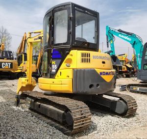 Haute qualité, en bon état Komatsu, populaire mini pelleteuse sur chenilles d'occasion Komatsu PC55 à vendre - Product Image 4