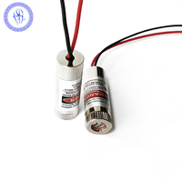 Lumière de positionnement Laser, 2 pièces, 3-5v 100mw 650nm, Module de Diode Laser, croix rouge, pour Machine à marquage