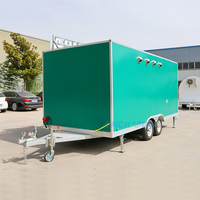 Camion à pizza mobile Chammp entièrement équipé en acier inoxydable, cuisine complète, chariot de grillades de rue, glaces, frites, aliments personnalisables