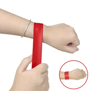 Cool Bracelet en Silicone avec Logo imprimé, anneau en Silicone Slap, Bracelet drôle à la mode, Bracelet à pression en Silicone