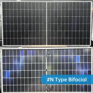 Горячая распродажа, двухфазная солнечная панель N типа, солнечная панель 565 Вт 570 Вт 575 Вт 580 Вт 585 Вт с высочайшей эффективностью солнечных панелей