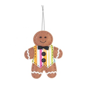 Adornos navideños para colgar en el árbol de Navidad, muñeco tradicional de jengibre, adornos para hombre de jengibre - Product Image 2