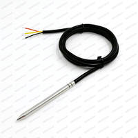 OEM Pemeriksaan Suhu Baja Tahan Karat DS18B20, Termometer Daging Sensor Makanan