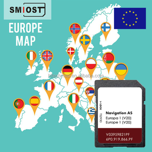 SMIOST Navigation Sat Nav Map Tarjeta <span class=keywords><strong>de</strong></span> memoria SD Memorial para Seat AS V20 Europe 1M Ibiza Toledo - Product Image 1