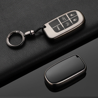 Étui de protection pour clé de voiture en TPU pour Jeep Renegade Compass Grand Cherokee pour Chrysler 300C Wrangler Dodge