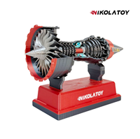 Modèle de moteur turbofan d'avion miniature NIKOLATOY 900, peut être démarré, avec emballage d'origine, pour les 14 ans et plus