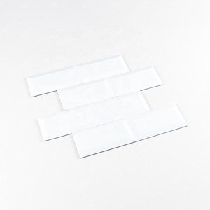 Mosaico de Aluminio Autoadhesivo, Estilo Metro, Color Blanco Brillante, para Paredes, Venta al Por Mayor de Fábrica - Product Image 2