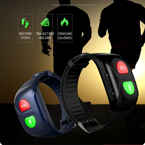 S1 Senior Citizen <b>Smart</b> <b>Bracelet</b> GPS Waterproof SOS Call Health Monitor Heart Rate Blood Pressure Tracker Elderly Wearable Watch - Product Image 5