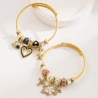 Bracelet ouvert de mode européenne et américaine, style coréen, pour femme, modèle Z1696-B, vente en gros, Yiwu Zhejiang