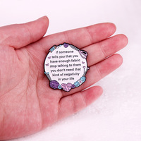Insigne en métal créatif Portable couture cercle à tricoter broche broche breloques pour revers goutte d'huile tailleur et insigne de broche de tailleur