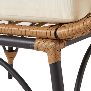 Silla de mimbre de jardín Silla de huevo Silla de ocio de ratán sintético Patio al aire libre Tumbona - Product Image 6