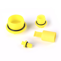 Pièces en plastique personnalisées, gaine en plastique Moid, isolation, étanchéité anti-poussière, gaine d'immersion, capuchon de protection en PVC pour filetage