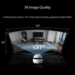 Enabot Ebo Air 2 Plus Robot Compagnon Intelligent pour Animaux de Compagnie avec Caméra 3K, Appel Vidéo, Fonction de <span class=keywords><strong>Patrouille</strong></span> IA et Affichage pour la Lecture de Vidéos - Product Image 4