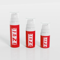 Logo personnalisé de haute qualité flacon pompe sans air 5ml/10ml/15ml - PP bouteille sans air en plastique pour les soins de la peau de luxe