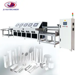 JUHUA 5 Head Automatic Metal Stainless Steel Mirror Surface Tube Grinding Polishing Machine