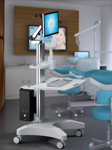Tandartspraktijkwagen met verstelbare houder voor orale scanner en monitorbevestiging |   Medische <span class=keywords><strong>trolley</strong></span> op wielen voor ziekenhuizen/salons (OC-1T) - Product Image 3