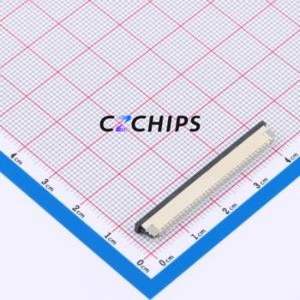 <b>FPC</b>-1.0AS-34PWCR-H25 FFC/<b>FPC</b> Connector SMD,P=1mm,Horizontal Mount Connector Drawer Type Top Contact 34P 1mm - Product Image 2