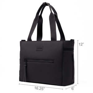 Sac à main en caoutchouc chloroprène personnalisé adapté aux parents, sac à langer de grande capacité avec poignée de sac à main en gros - Product Image 2