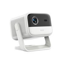Proyector Exterior Ajustable 4K-Láser Android 11 5G Cine en Casa TV Películas 1080P 3D Tiro Corto Alta Luminosidad Recargable