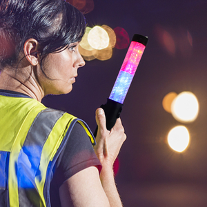 可充电发光二极管型交通警棍交通广域网信标闪烁安全灯 - Product Image 6