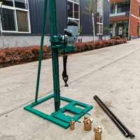 Perceuse rotative électrique AKL-40A 220V pour puits d'eau, utilisation jusqu'à 40m, mini-perceuse manuelle pour sol et sable avec boîte de vitesses, facile à utiliser