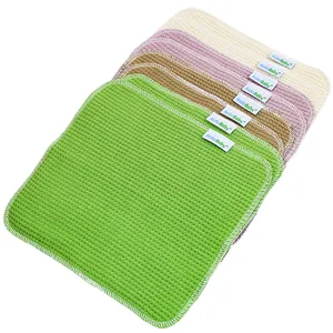 Ananbaby可重复使用超柔软纯棉婴儿湿巾环保透气新生儿华夫饼布湿巾