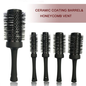 2024 meilleure vente revêtement céramique baril et nid d'abeille évent <span class=keywords><strong>brosse</strong></span> à cheveux résistant à la chaleur Nylon naturel poils <span class=keywords><strong>de</strong></span> <span class=keywords><strong>sanglier</strong></span> <span class=keywords><strong>brosse</strong></span> à cheveux <span class=keywords><strong>en</strong></span> gros - Product Image 2