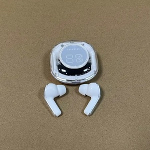 Mới Thể Thao Bt Tai Nghe Không Khí 39 Trong Tai Trong Suốt Hiển Thị Kỹ Thuật Số Dài Phạm Vi Trong Suốt Tiếng Ồn Canceler Đúng Tai Nghe Không Dây - Product Image 1